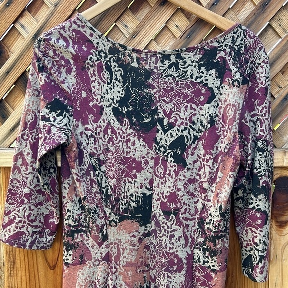 Peruvian Connection Maxi Dress Pima Cotton Blend Floral Bohemian Festival Summer - Picture 8 of 8